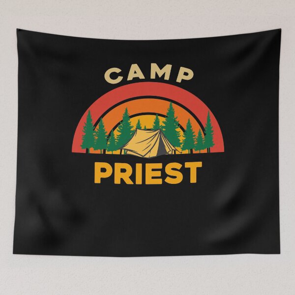 Item preview, Camp Priest Design for Camping Lovers designed and sold by sleeksy.