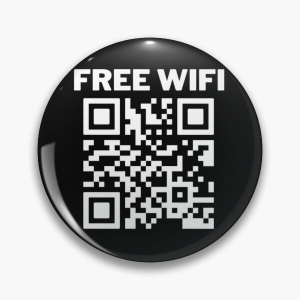 Never Gone Give You Up(Rick Roll) Qr Code with free wifi text Sticker for  Sale by Mahmut Emre Kayacık