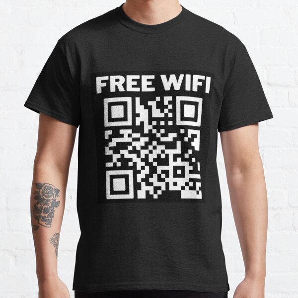 Item preview, Never Gone Give You Up(Rick Roll) Qr Code with free wifi text designed and sold by Mahmut Emre Kayacık.
