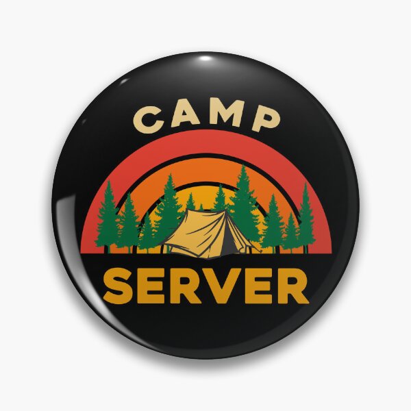 Item preview, Camp Server Design for Camping Lovers designed and sold by sleeksy.