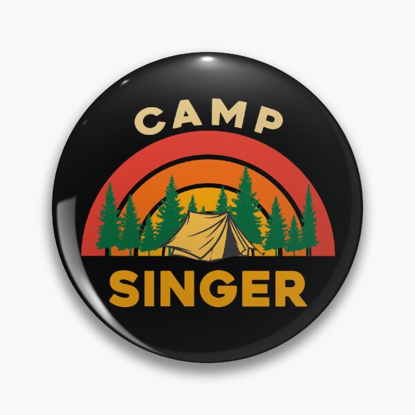 Item preview, Camp Singer Design for Camping Lovers designed and sold by sleeksy.