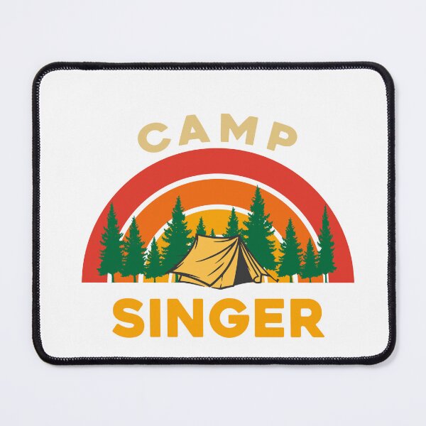 Item preview, Camp Singer Design for Camping Lovers designed and sold by sleeksy.