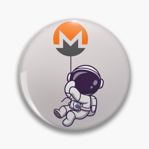 Item preview, Crypto Monero - Astronaut to the Moon designed and sold by Crypmetal.
