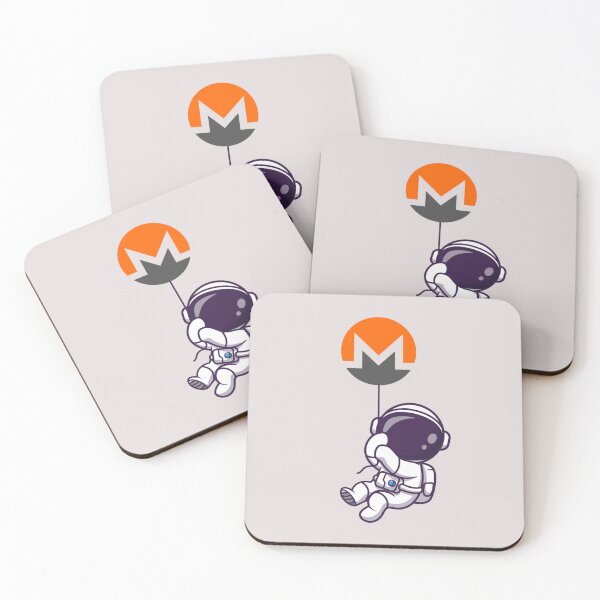 Item preview, Crypto Monero - Astronaut to the Moon designed and sold by Crypmetal.