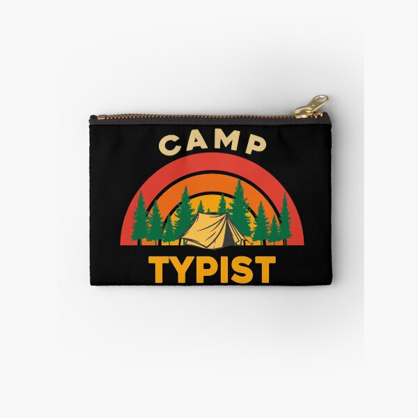 Item preview, Camp Typist Design for Camping Lovers designed and sold by sleeksy.