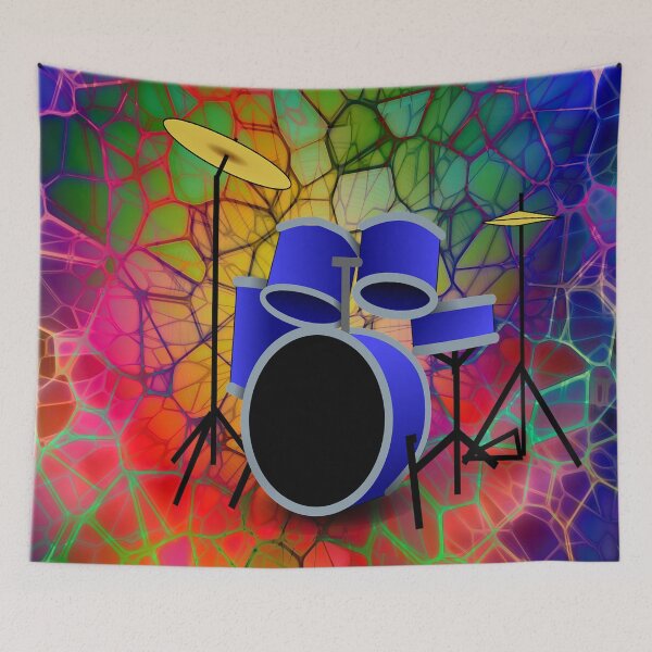 Item preview, Psychedelic Drums designed and sold by MugsNstuff Live Love Create!.