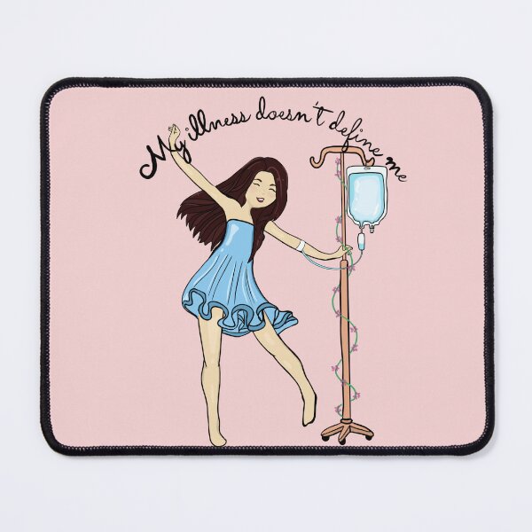 Item preview, My Illness Doesn’t Define Me- brown hair  designed and sold by Ila Oxman.