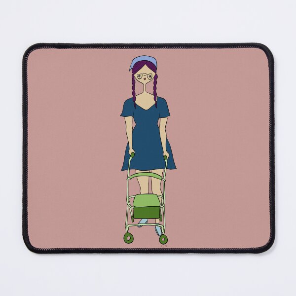 Item preview, Cute Girl With Rollator (pink) designed and sold by misslovelymess.