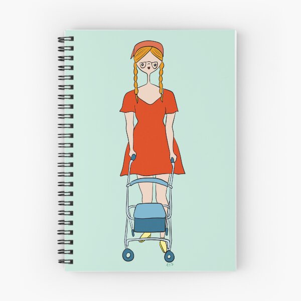 Item preview, Cute Girl With Rollator (mint) designed and sold by misslovelymess.