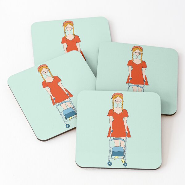 Item preview, Cute Girl With Rollator (mint) designed and sold by misslovelymess.