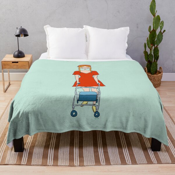 Item preview, Cute Girl With Rollator (mint) designed and sold by misslovelymess.