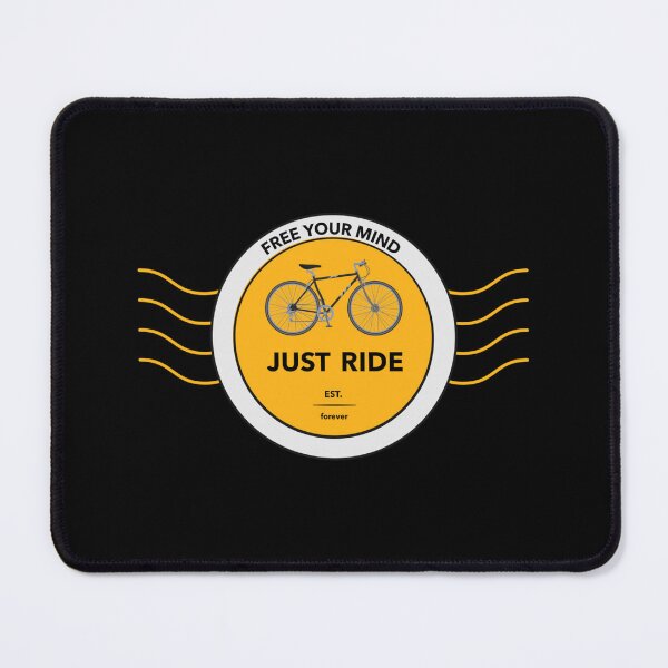Item preview, Free Your Mind Just Ride Design For Cycling Bike Enthusiasts Sticker designed and sold by gloria1os.