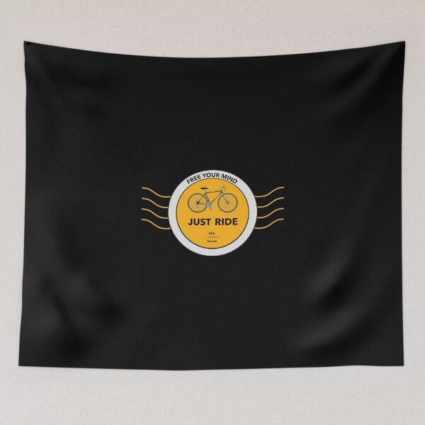 Item preview, Free Your Mind Just Ride Design For Cycling Bike Enthusiasts Sticker designed and sold by gloria1os.