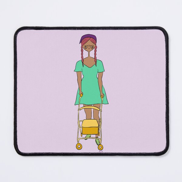 Item preview, Cute Girl With Rollator (purple) designed and sold by misslovelymess.