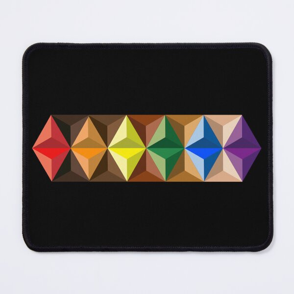 Item preview, BIPOC PRIDE triangle bar designed and sold by Da-Family-Biz.