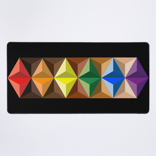 Item preview, BIPOC PRIDE triangle bar designed and sold by Da-Family-Biz.