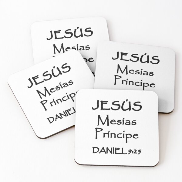 Item preview, Daniel 9:25 Jesus Messiah Prince Spanish Bible Verse designed and sold by NombresDeJesus.