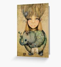 elephant child Greeting Card