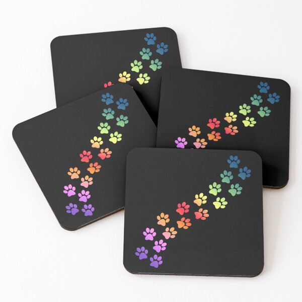 Item preview, Dog Paws LGBT Rainbow designed and sold by Koi-Art.