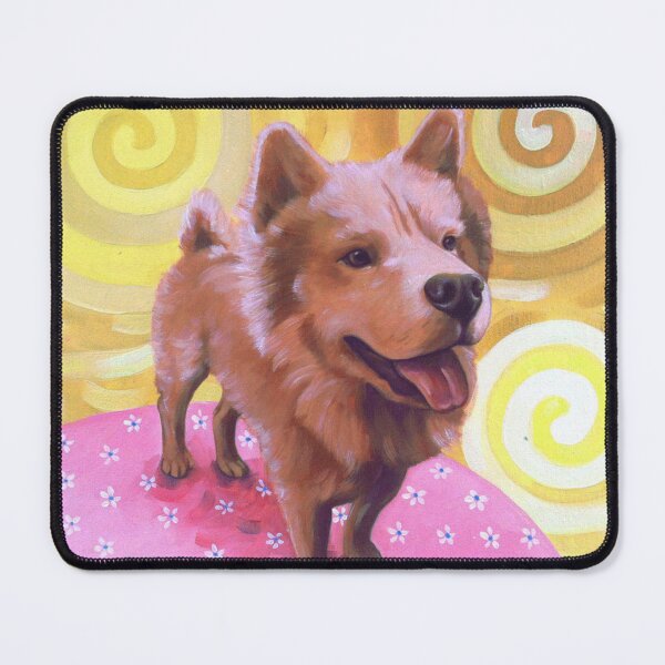 Item preview, Cute Chow chow Art (Pink Yellow) designed and sold by studioaegis326.