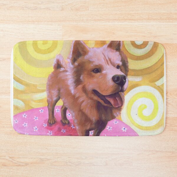 Item preview, Cute Chow chow Art (Pink Yellow) designed and sold by studioaegis326.