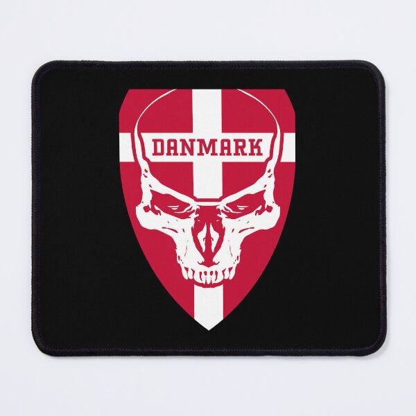 Item preview, Danish Flag Skull designed and sold by Shahan Keuork.