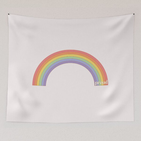 Item preview, Proud Groovy Retro Rainbow designed and sold by bykirstco.