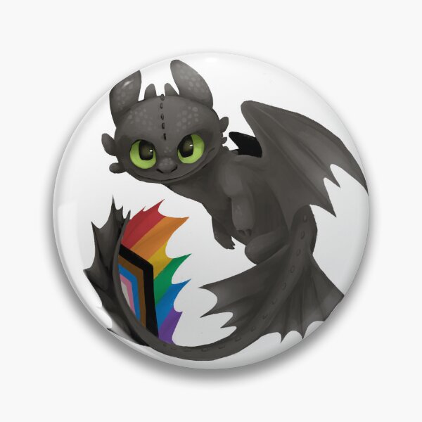Item preview, Toothless Pride - Progress Rainbow designed and sold by scribblefoxx.