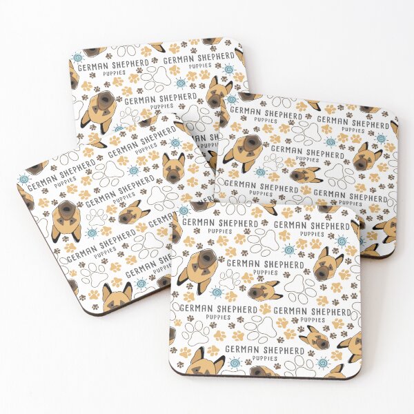 Item preview, German Sheppard Dog Doggie Puppy Pet Pattern designed and sold by Draculaura2009.