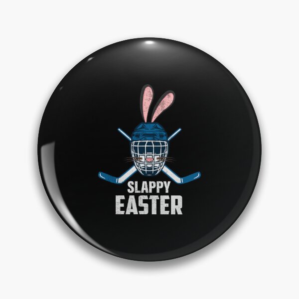 Item preview, Slappy Easter Bunny Rabbit Hockey Player Sport Lover designed and sold by haselshirt.