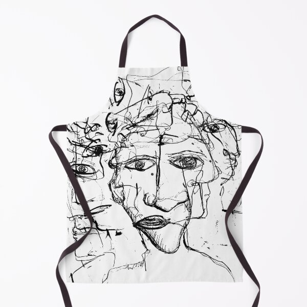 Item preview, sketched faces designed and sold by MelissaChalhoub.