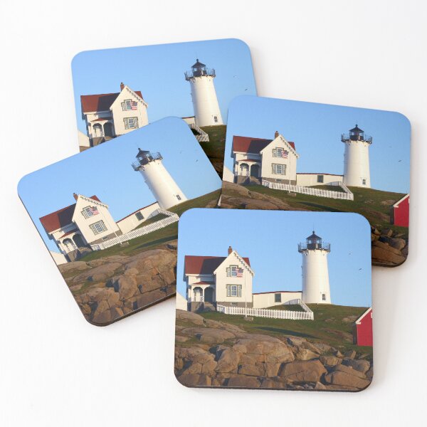 Item preview, Afternoon sun at Nubble Light at Cape Neddic  designed and sold by MAINE IMAGESDEZIGNS.