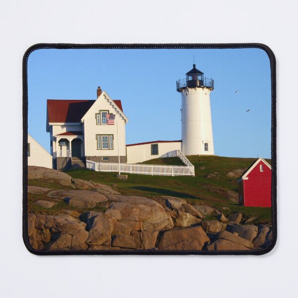 Item preview, Afternoon sun at Nubble Light at Cape Neddic designed and sold by MAINE IMAGESDEZIGNS.