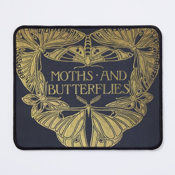 Item preview, Moths and Butterflies (1901) - Vintage Book Cover designed and sold by SALON DES ARTS.