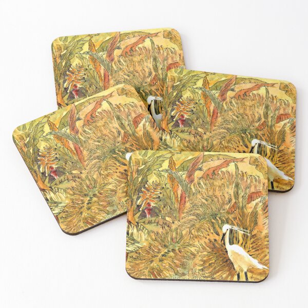 Item preview, White Egret Hiding In The Jungle designed and sold by DonSylvester.
