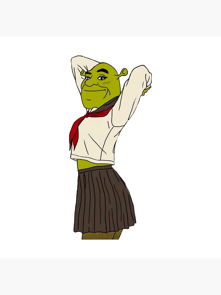 Shrek meme | Art Board Print