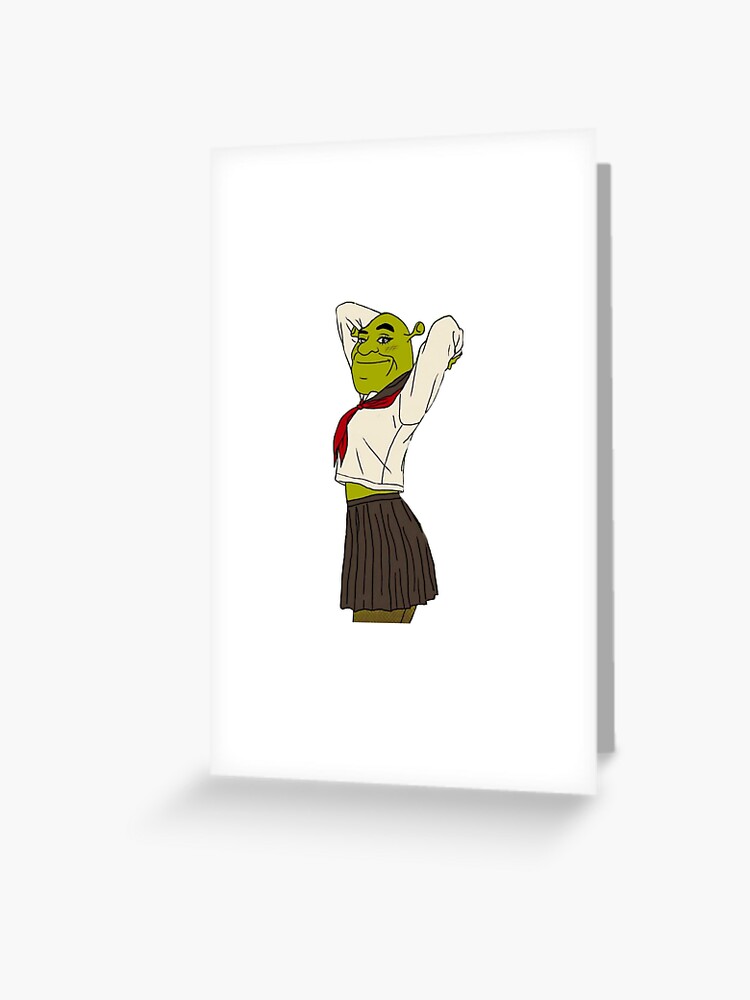 Shrek Meme Drip | Greeting Card