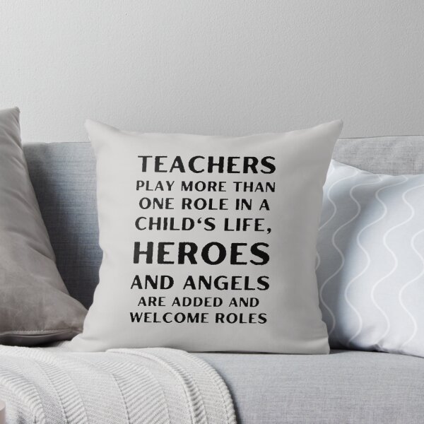 Item preview, Teachers Play More Than One Role In A Child's Life The Best Teacher Black Design designed and sold by BestTeacher.