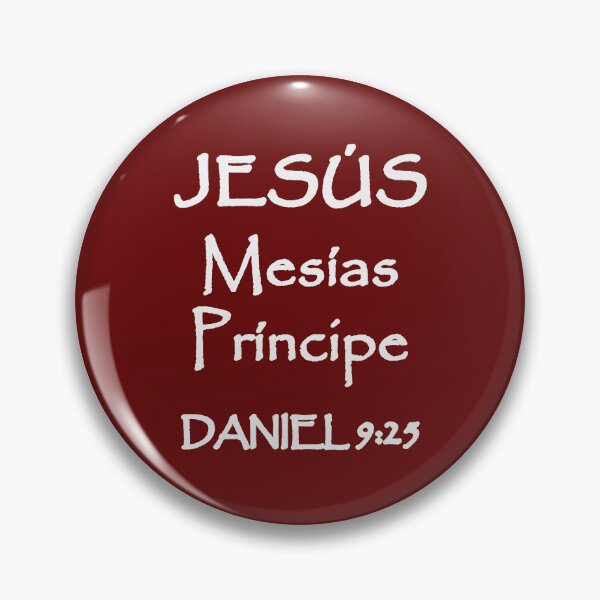 Item preview, Daniel 9:25 Jesus Messiah Prince Spanish Bible Verse designed and sold by NombresDeJesus.