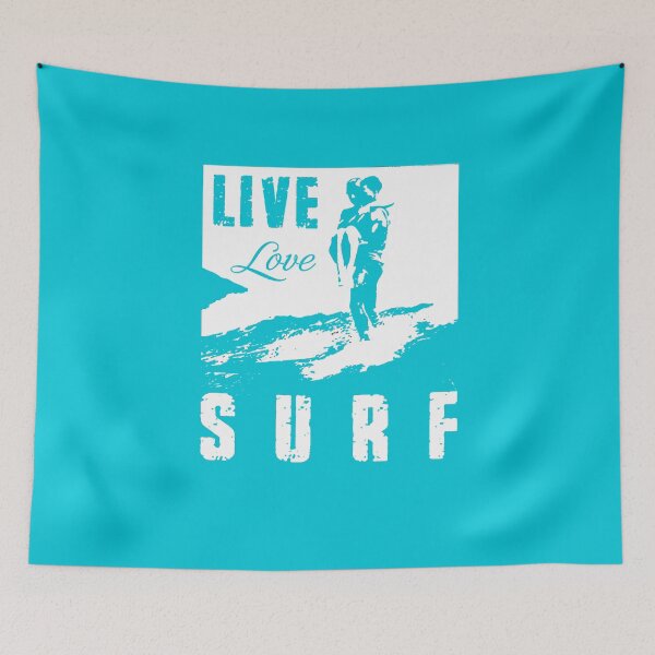 Item preview, Live Love Surf designed and sold by Ovnil.