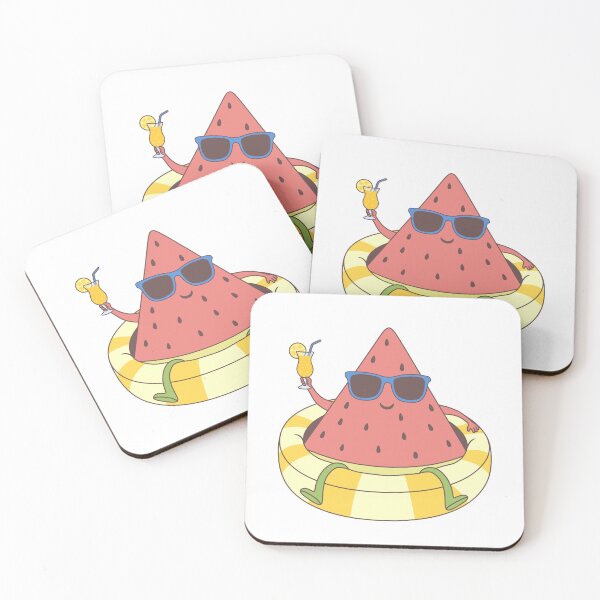 Item preview, Cute Watermelon Slice In A Swimming Ring  designed and sold by ttttee.