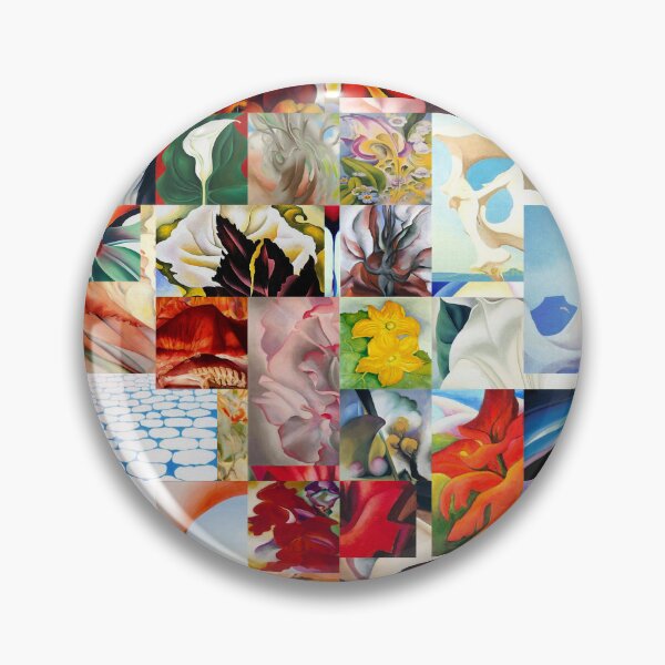Item preview, Georgia O'Keeffe Collage designed and sold by Montage-Madness.