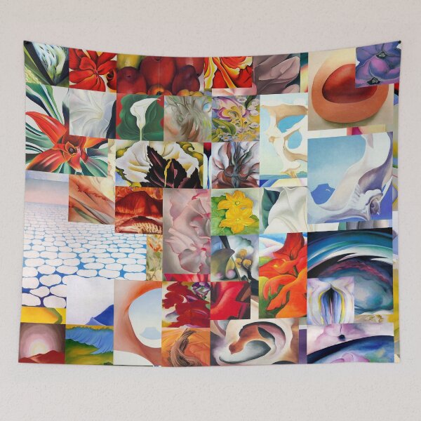 Item preview, Georgia O'Keeffe Collage designed and sold by Montage-Madness.