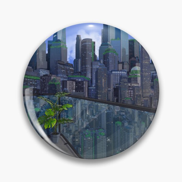 Item preview, Green City designed and sold by ellemomo-arts.