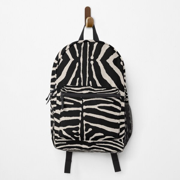 Item preview, Zebra Wild Animal Print 725 Black and Linen White designed and sold by tonymagnerart.