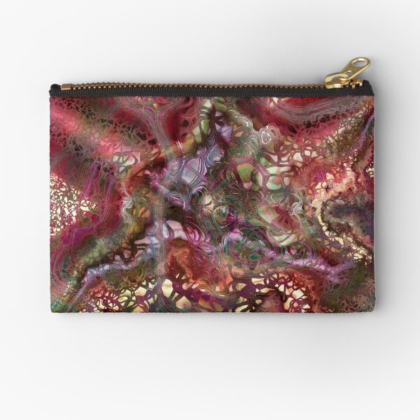 Alien Squiggles 1 Zipper Pouch