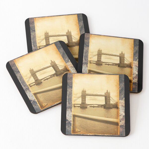 Item preview, Vintage Tower Bridge London England Sepia Photography Design designed and sold by EarthArtDesigns.