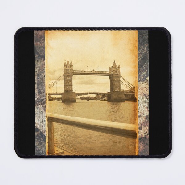 Item preview, Vintage Tower Bridge London England Sepia Photography Design designed and sold by EarthArtDesigns.