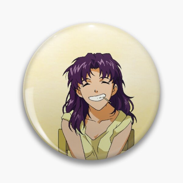 Item preview, Misato Katsuragi Smile - Neon Genesis Evangelion designed and sold by Anderson-Arte.