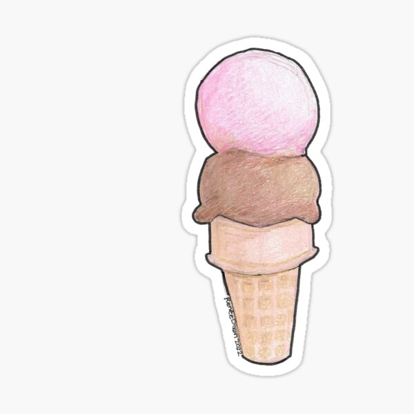Item preview, Double Scoop designed and sold by ReneeDixonArt.